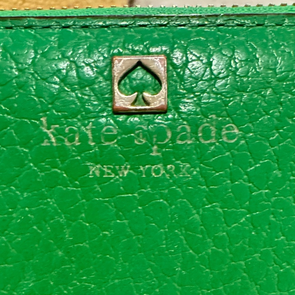Kate Spade Emerald Green Leather Accessory